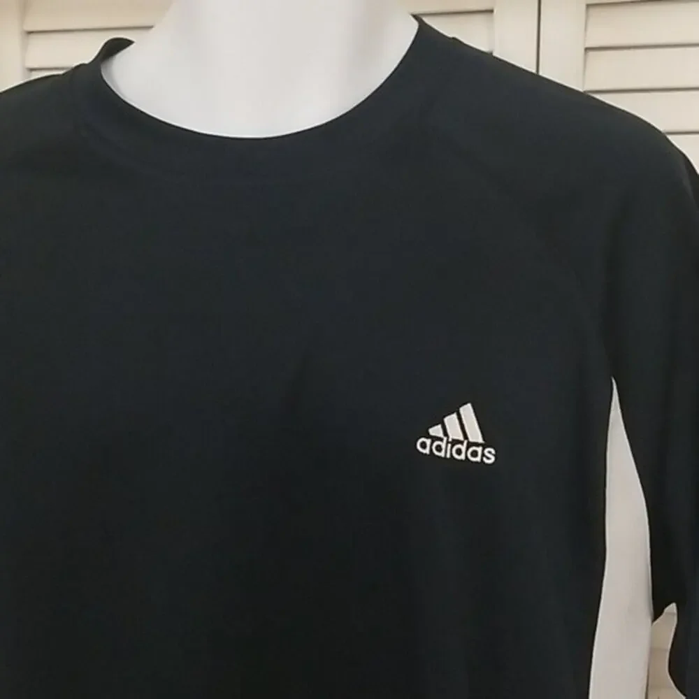 $10 Sale  Adidas Men's Black and White Shirt